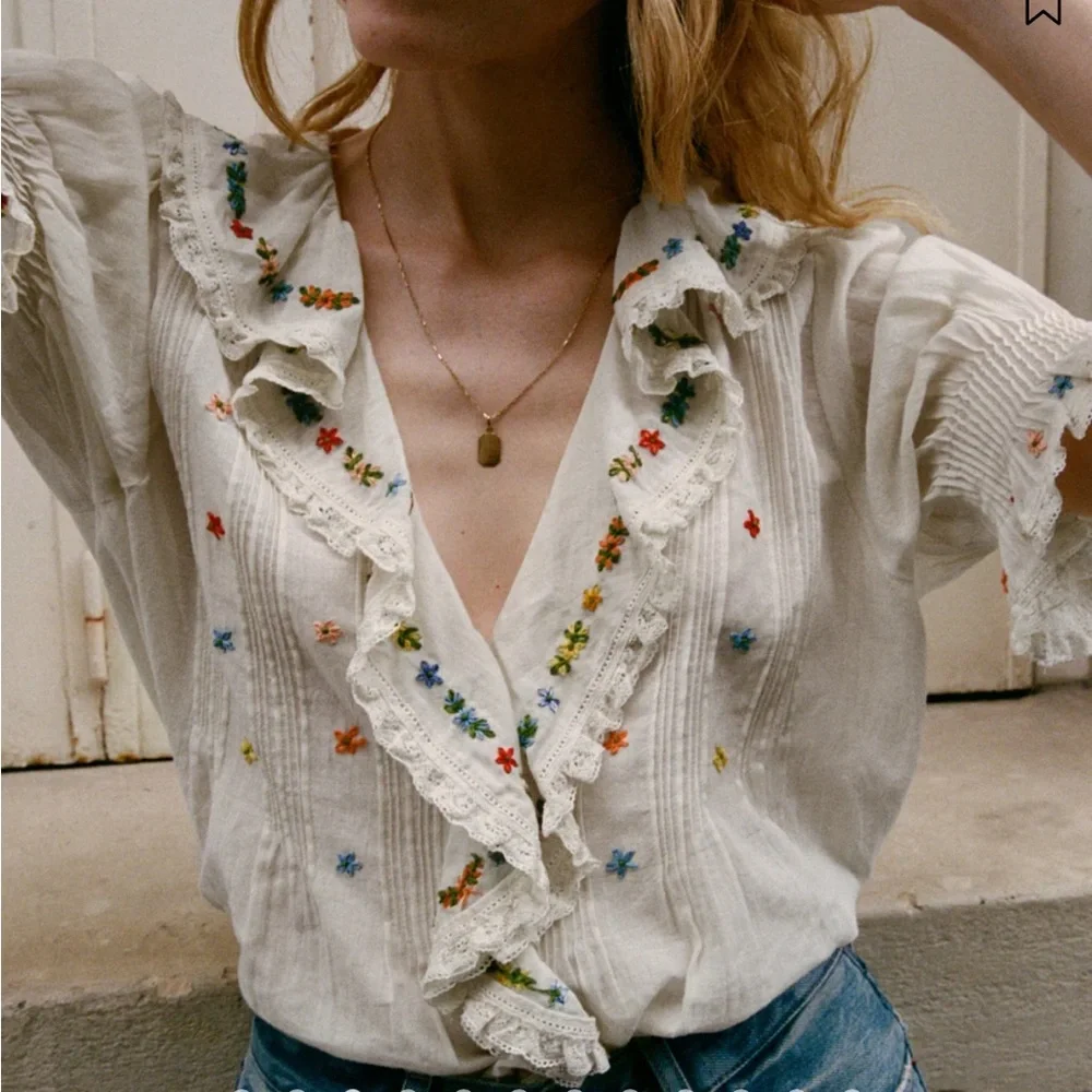 NWT Doen HETTIE TOP - Picture 2 of 8